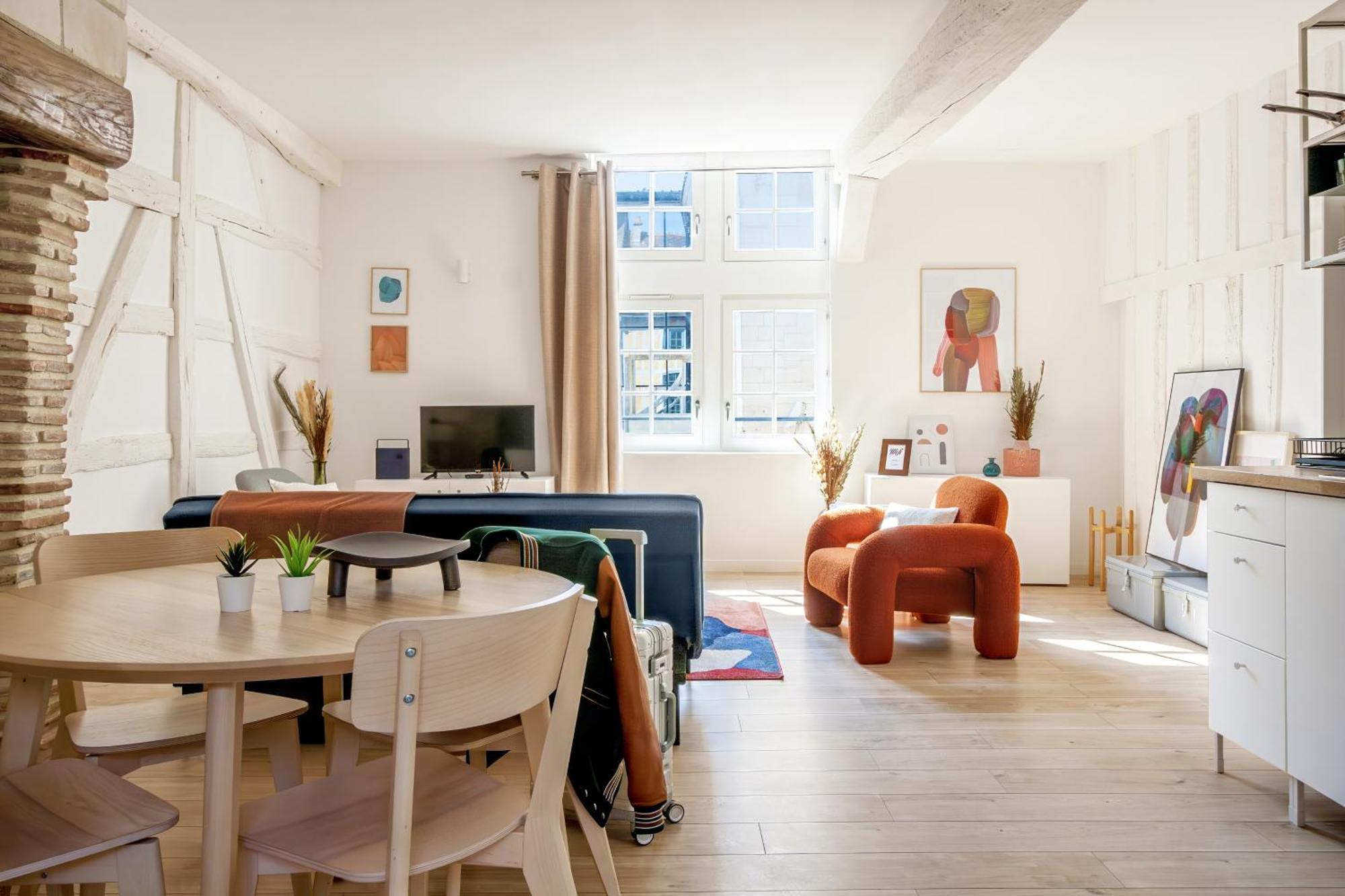 Le Loft Brunneval - Refuge Arty Du Xvie Siecle Apartamento Troyes Exterior foto